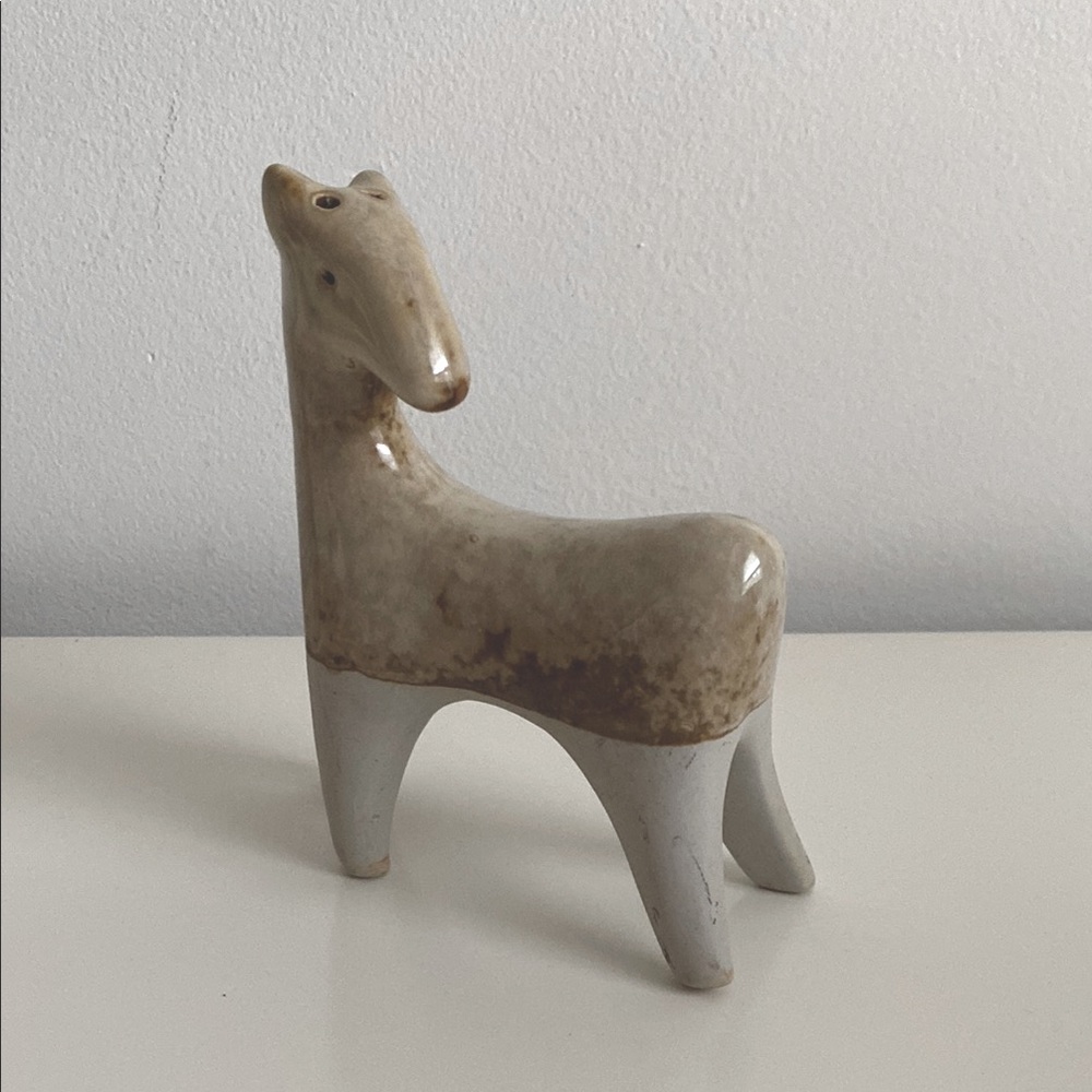 MCM Ceramic Llama Figurine